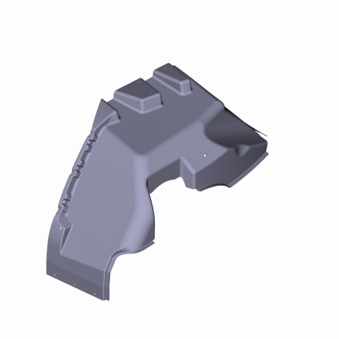 Щиток переднего крыла левый