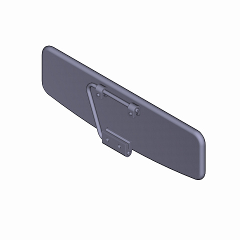 Козырек солнцезащитный правый