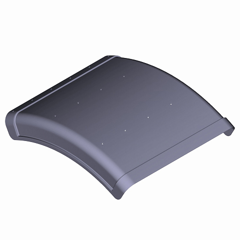 Брызговик колеса заднего левый