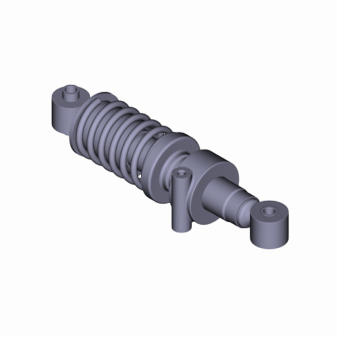 Стойка амортизаторная задняя