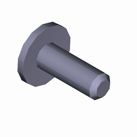 Винт с фасонной головкой М6х25