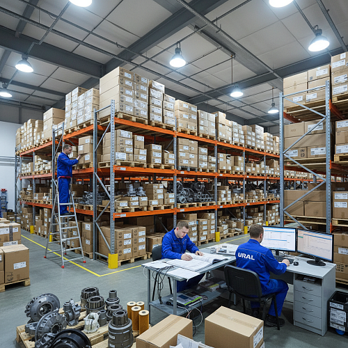Ассортимент оригинальных запчастей УРАЛ